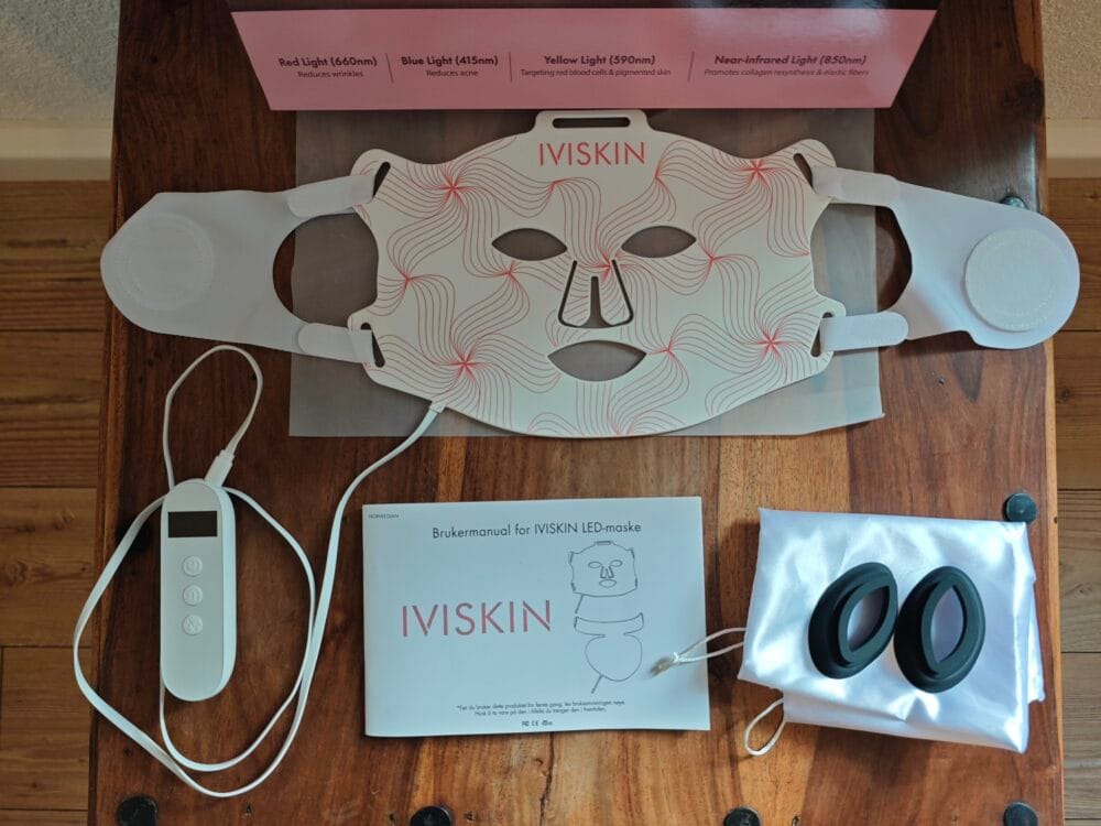 IVISKIN LED-maske unboxing