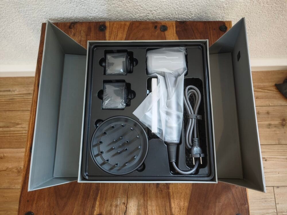 Unboxing af Milux Pro hårtørrer